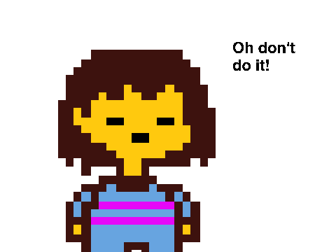 When Asgore breaks the mercy button chara