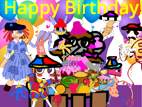 удивительный цифровой цирк – happy birthday!