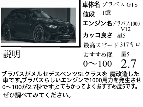 ブラバスGTS紹介