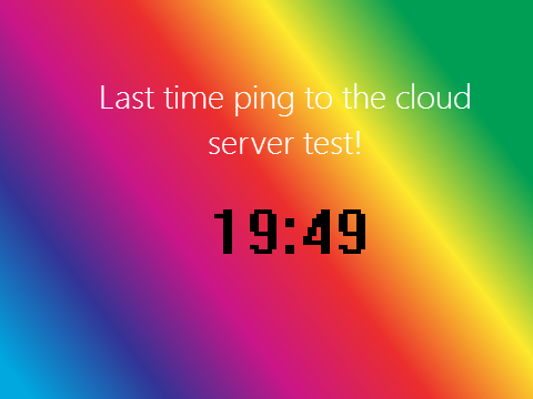 Cloud Data Last Ping Time Test