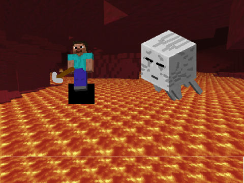 mine craft Ghast sprite