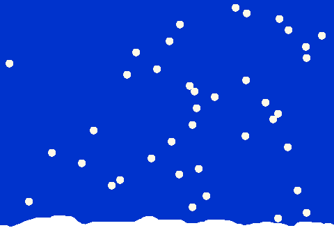 Snow build up