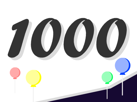 1000!?
