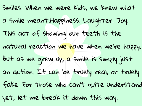 The Tip of My Mind: Smile
