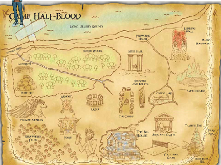 Camp Half Blood Map