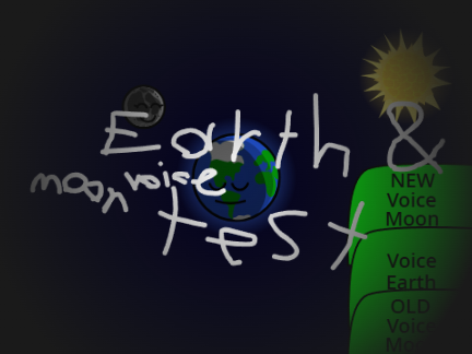 Earths moon test [new voice may come in the future]