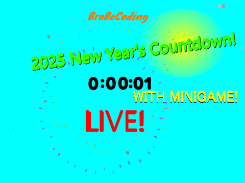 2025 Live Countdown (Minigame!)