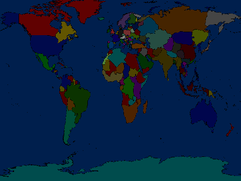 Rise And Fall Map (After WW4) 