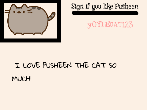 Sign if you like Pusheen =＾● ⋏ ●＾= remix remix