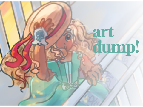 oc art dump!  ‧₊˚ ☁️⋅♡ ࣪ ִֶָ☾.