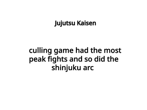 my opinion on anime