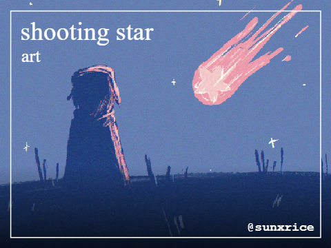 shooting star : parallax