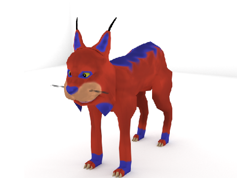 Cartoon Lynx in Blender