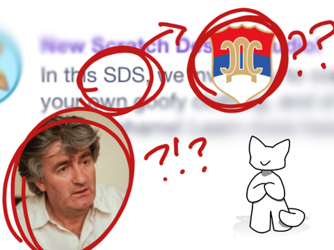 :>