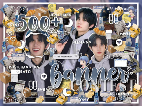   . ᡣ  ⸝⸝⸝⠀closed ⋮⠀⠀500+ ﹏   . banner⠀⧉ ⠀ contest　  ﹒ 