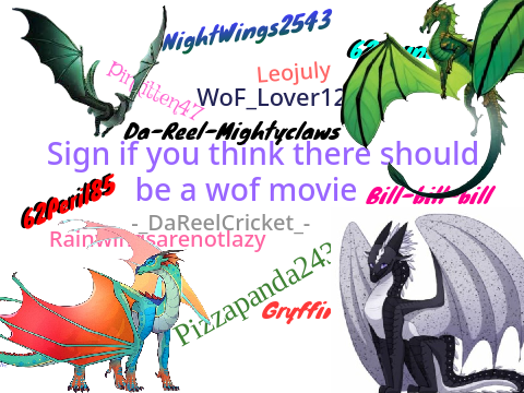 Sign  if you think their should be a wof movie remix remix remix remix remix remix remix remi… remix