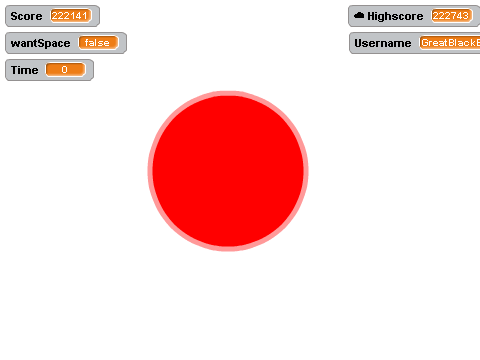 Highscore Test - Press Green Flag Twice!