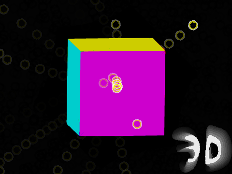 Cube sound visualiser.