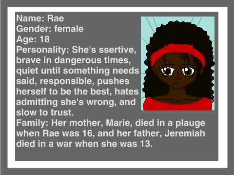 Rae Bio Sheet