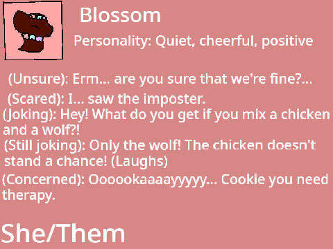 >Voice auditions< - Blossom