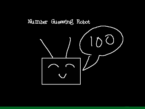 The Number Guessing Robot