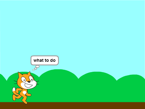 Animated cartoon arithmetic.