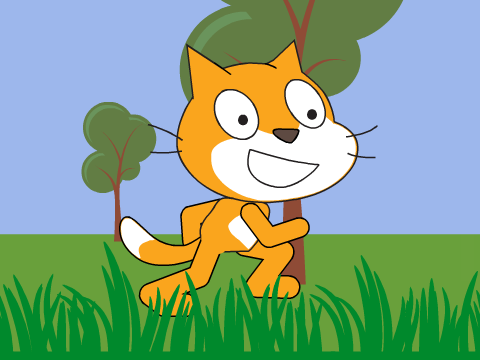 Moonwalking Scratch Cat!