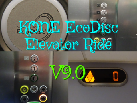 KONE EcoDisc elevator ride V9.0