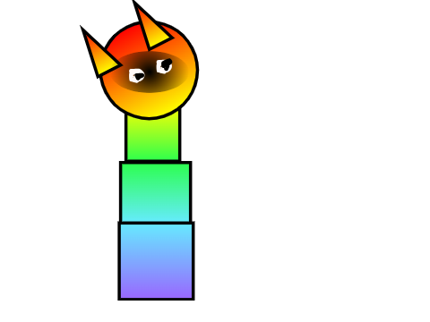 rainbow toasted sandwich from sprunked horror (bad)