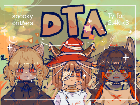 # CLOSED Spooky DTA! // Tysm for 2400~!