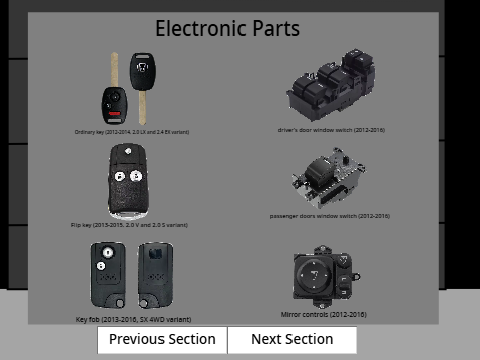 Honda CR-V parts shop (roleplay)