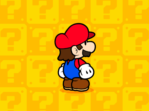 Mario back sprite for PM:TiR