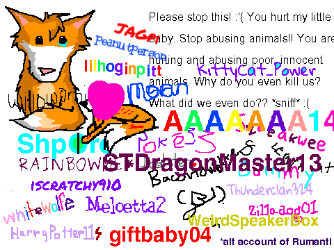 Sign if You're Against Animal Cruelty  Remixed by STDragonMaster13