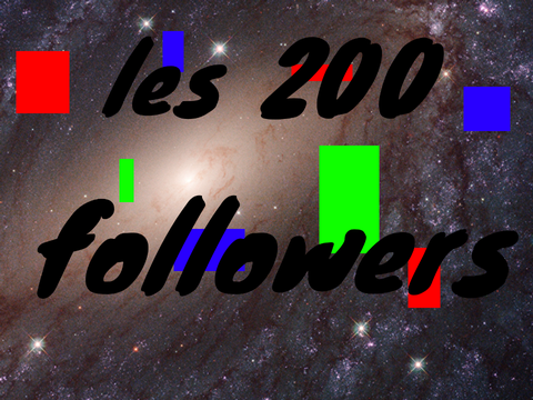 merci pour les 200 followers !