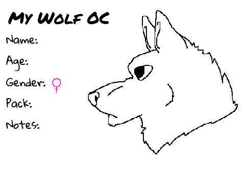 Create a Wolf OC! (Remix Template)