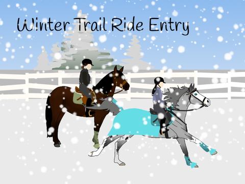 ♘ Winter Trail Ride Entry