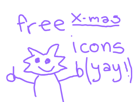 free christmas icons !! (7/12 OPEN)