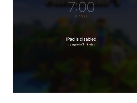 My mum put a password on my iPad bruh