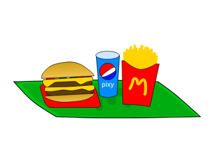 ハンバーガーセット 素材