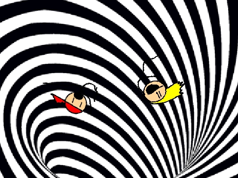Add yourself falling into the never-ending portal remix