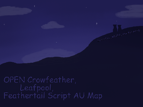 ๋࣭⭑Leafpool & Crowfeather๋࣭⭑ AU Script MAP CALL⭑