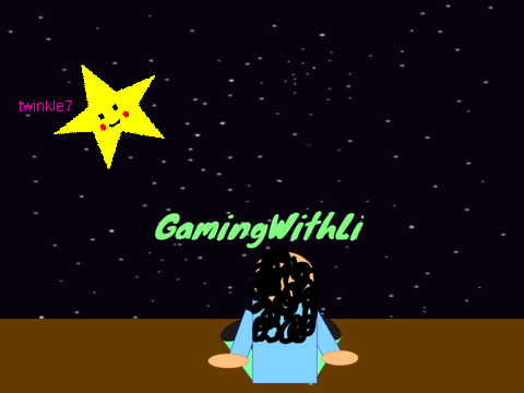 Add yourself stargazing with me in it