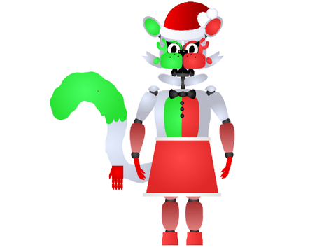 Diana in her christmas outfit
