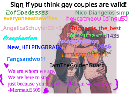 Sign If You Think Gay Couples Are Valid! remix