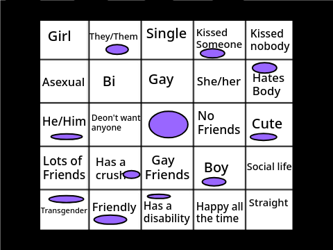 Pride Bingo! responce