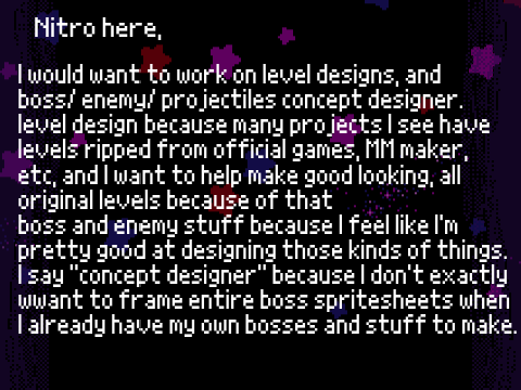 have an application: