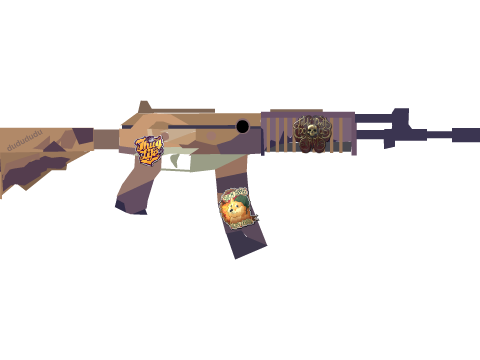 CSGO - Galil Sandstorm (Rigged for 2D)
