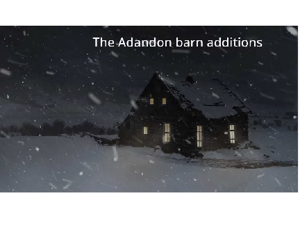 The abandoned barn-- a mystery-- In need of a animator and voice actors 
