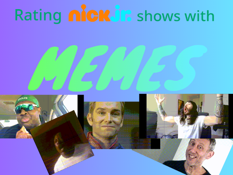 Rating Nick Jr. shows with memes