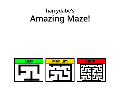 harrydabe's Amazing Maze!